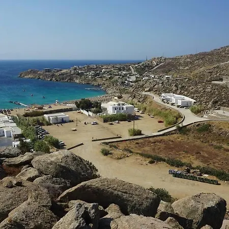別荘 1path Pelican Mykonos Super Paradise House *